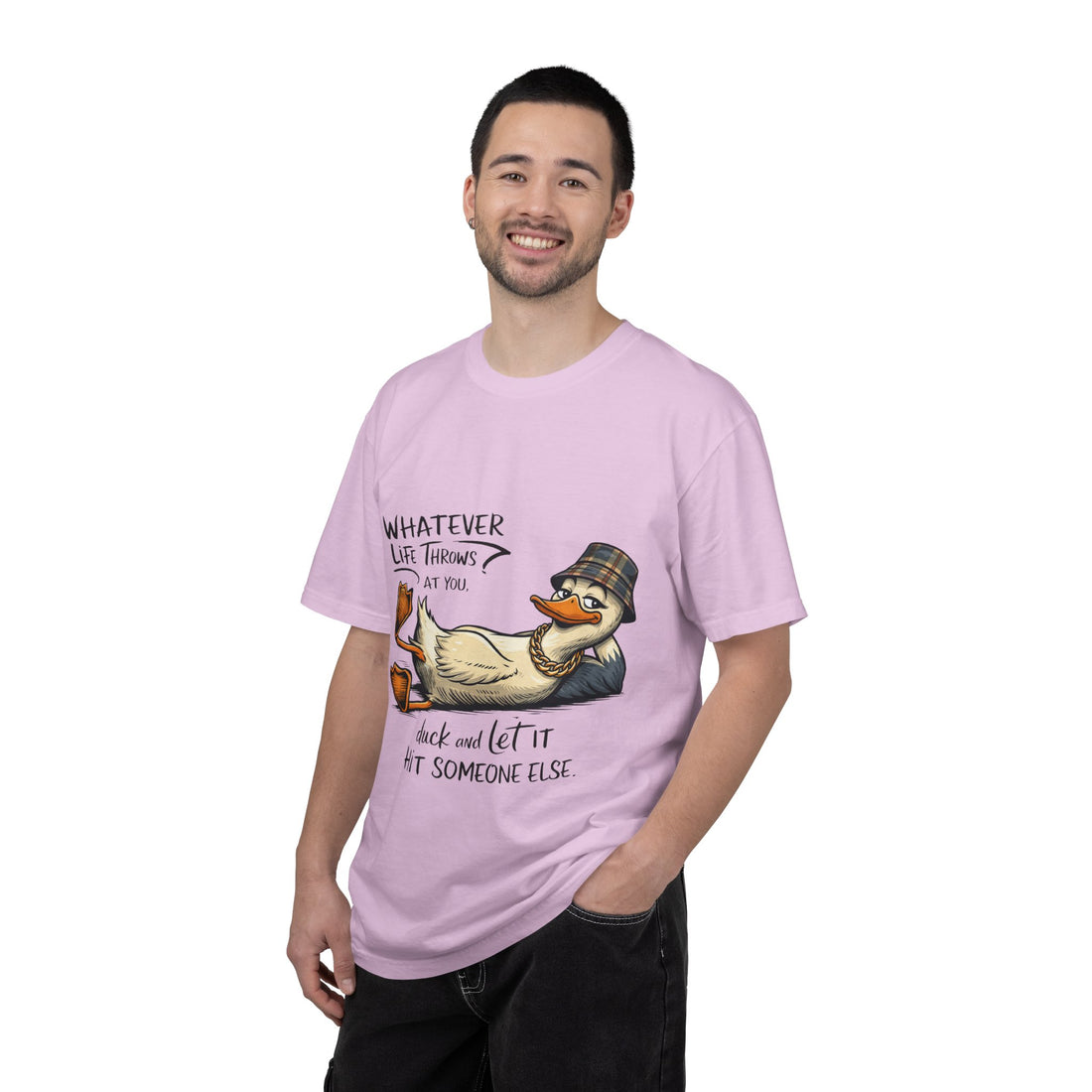 Whatever Life Throws At You Funny Duck T-Shirt