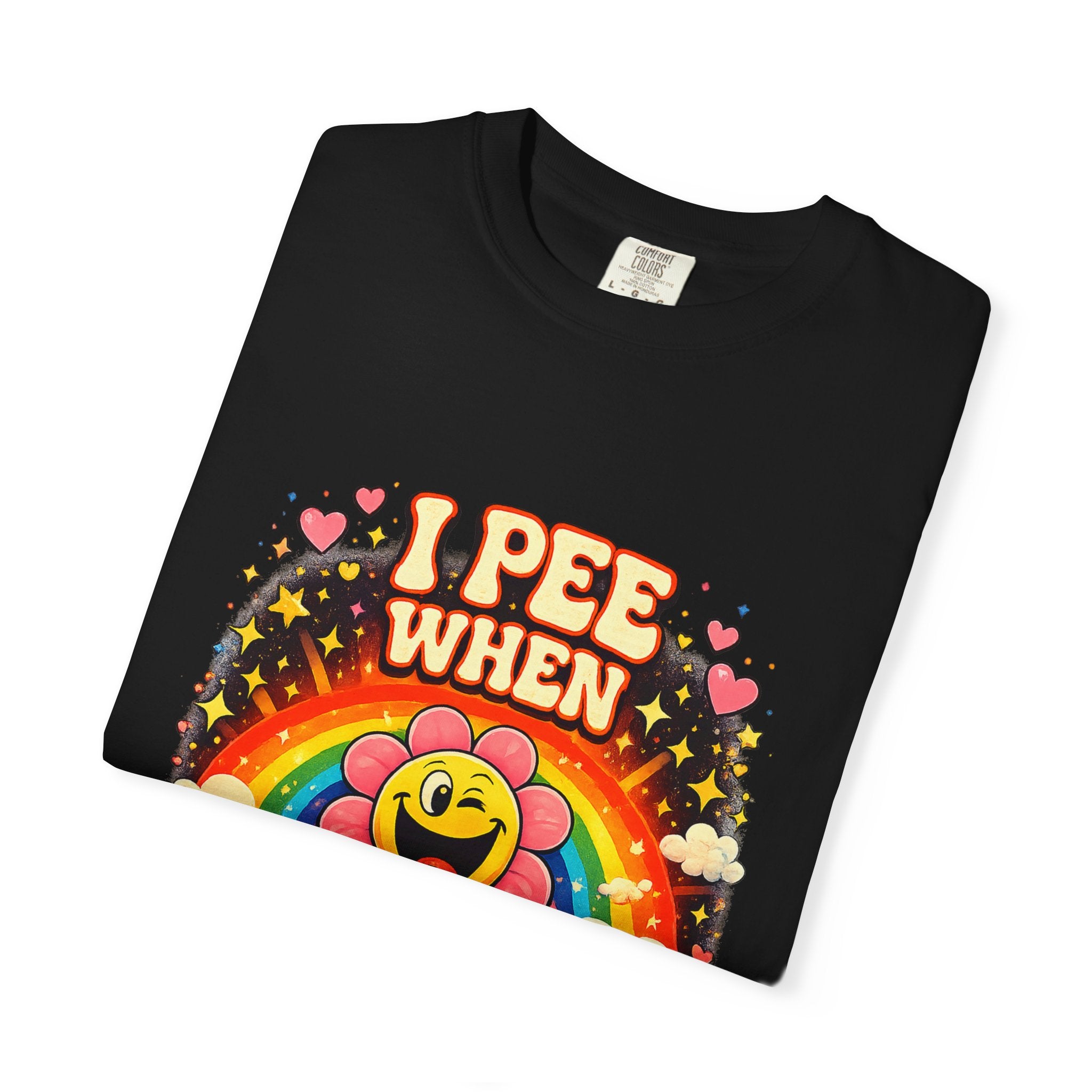 I Pee When I Laugh Funny Meme T-Shirt