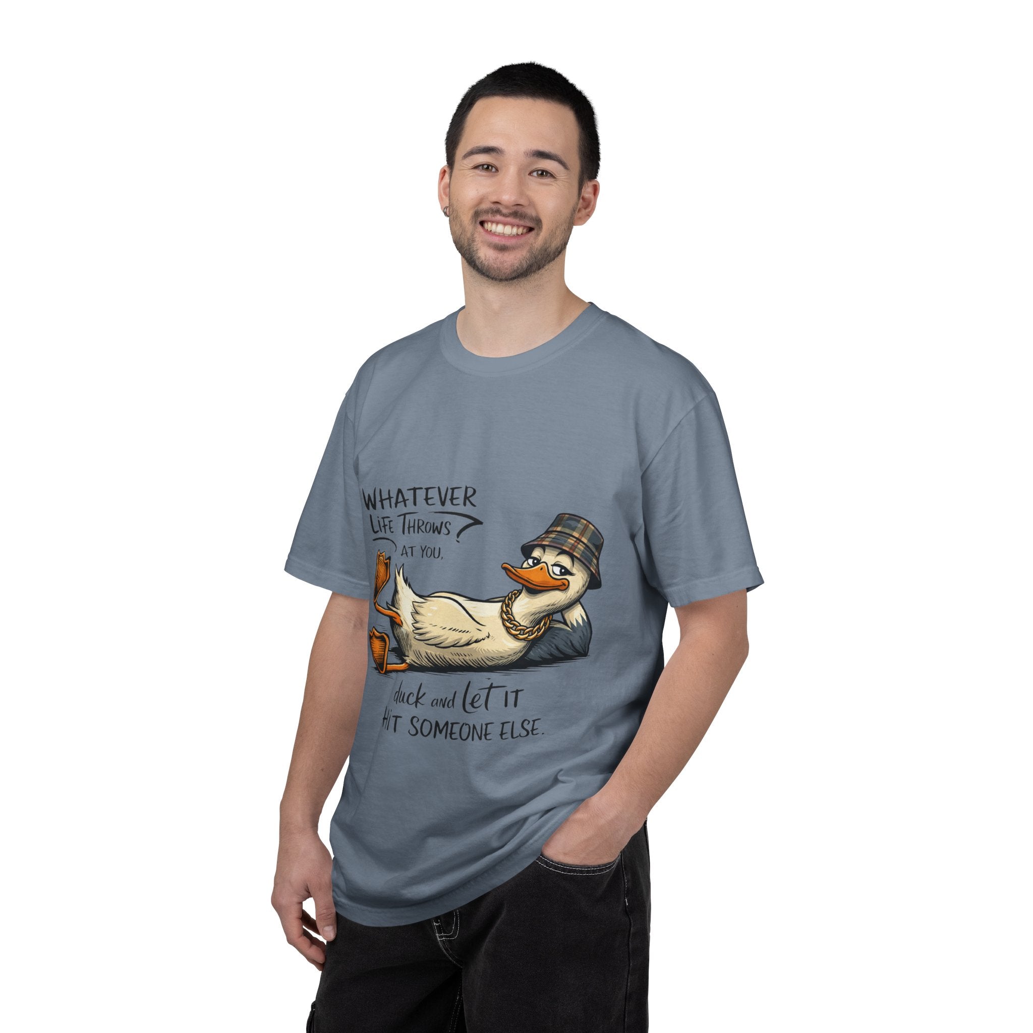 Whatever Life Throws At You Funny Duck T-Shirt