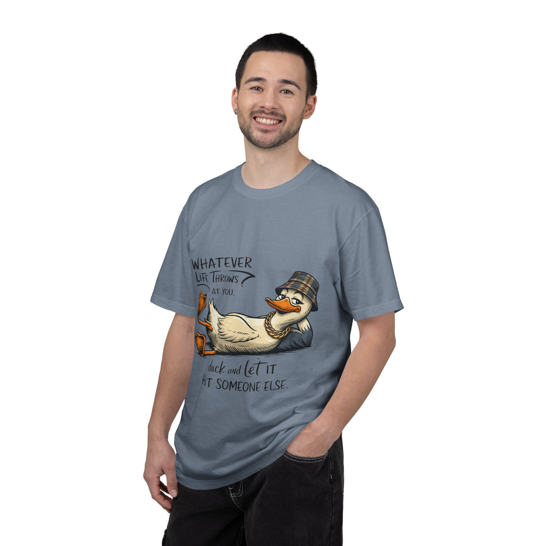 Whatever Life Throws At You Funny Duck T-Shirt