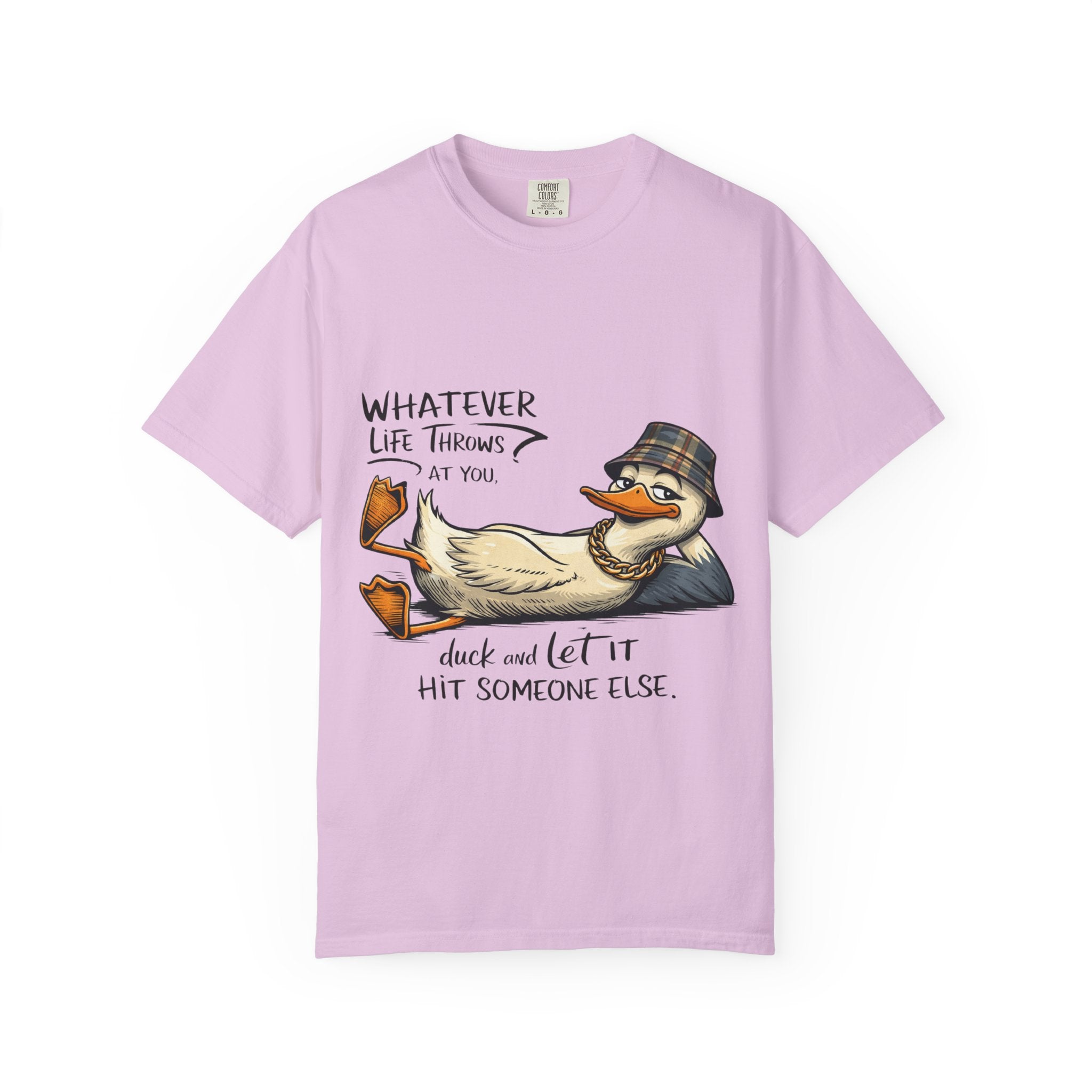 Whatever Life Throws At You Funny Duck T-Shirt