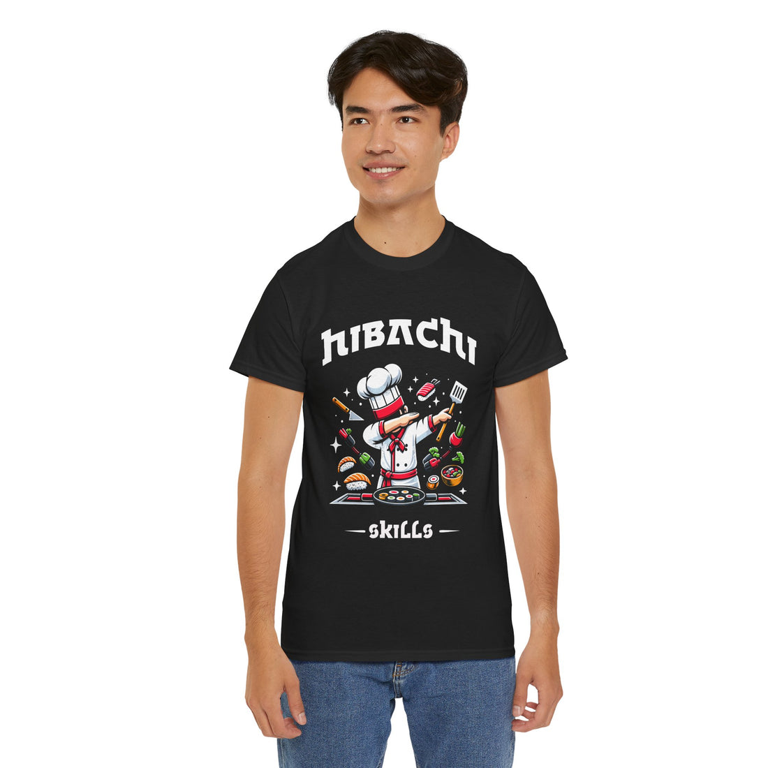 Hibachi Chef Costume T-Shirt – Perfect Gift for Connoisseurs of Japanese Food