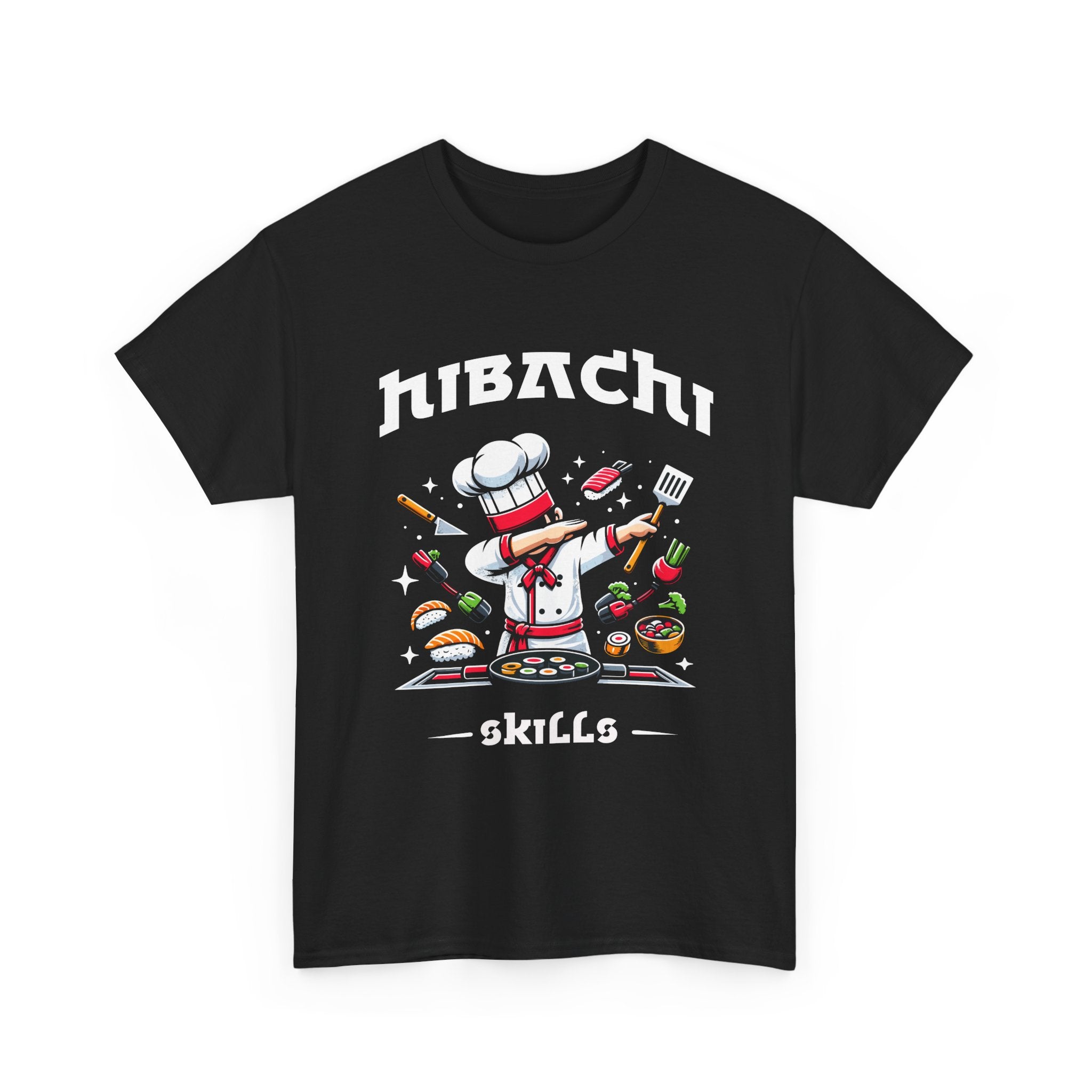 Hibachi Chef Costume T-Shirt – Perfect Gift for Connoisseurs of Japanese Food