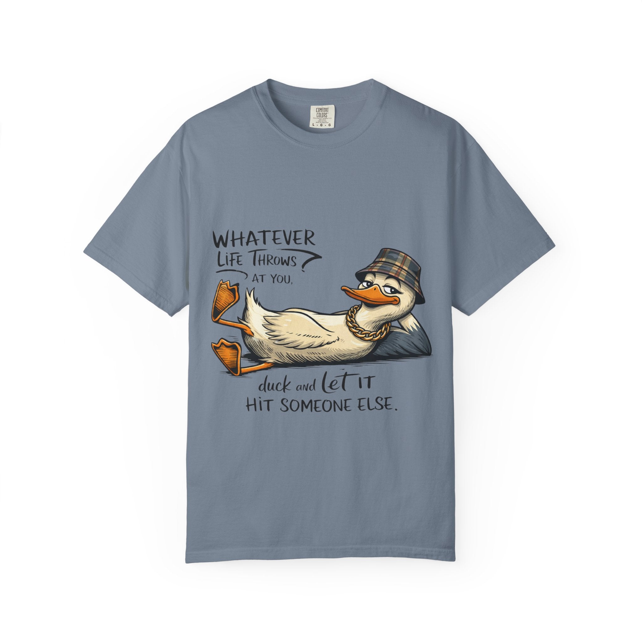 Whatever Life Throws At You Funny Duck T-Shirt