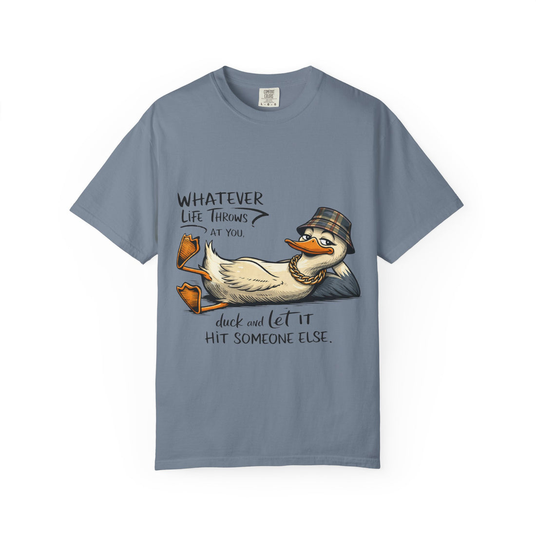 Whatever Life Throws At You Funny Duck T-Shirt