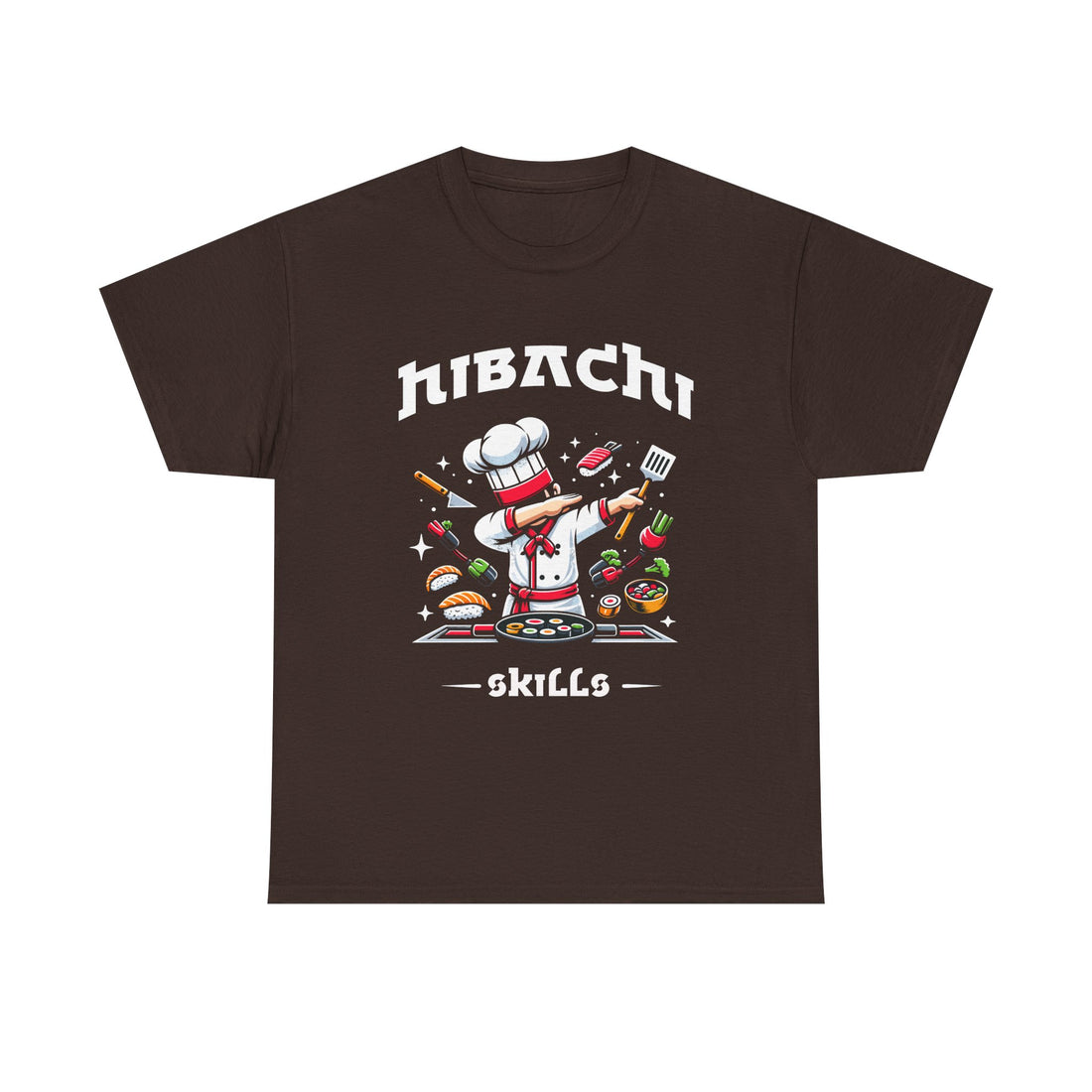 Hibachi Chef Costume T-Shirt – Perfect Gift for Connoisseurs of Japanese Food