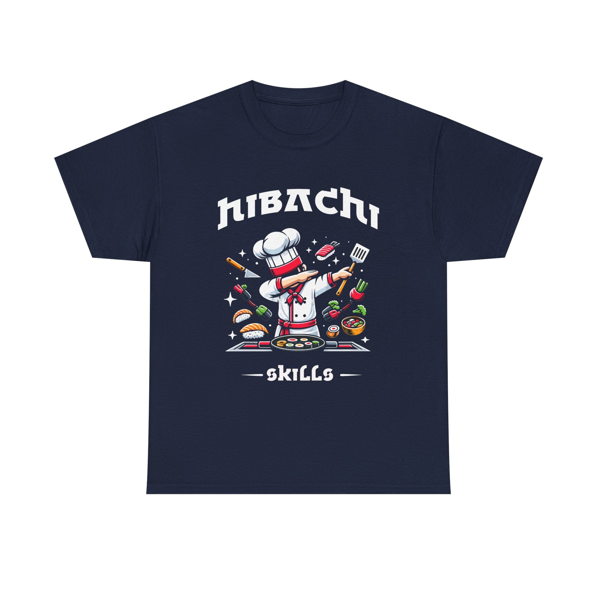 Hibachi Chef Costume T-Shirt – Perfect Gift for Connoisseurs of Japanese Food