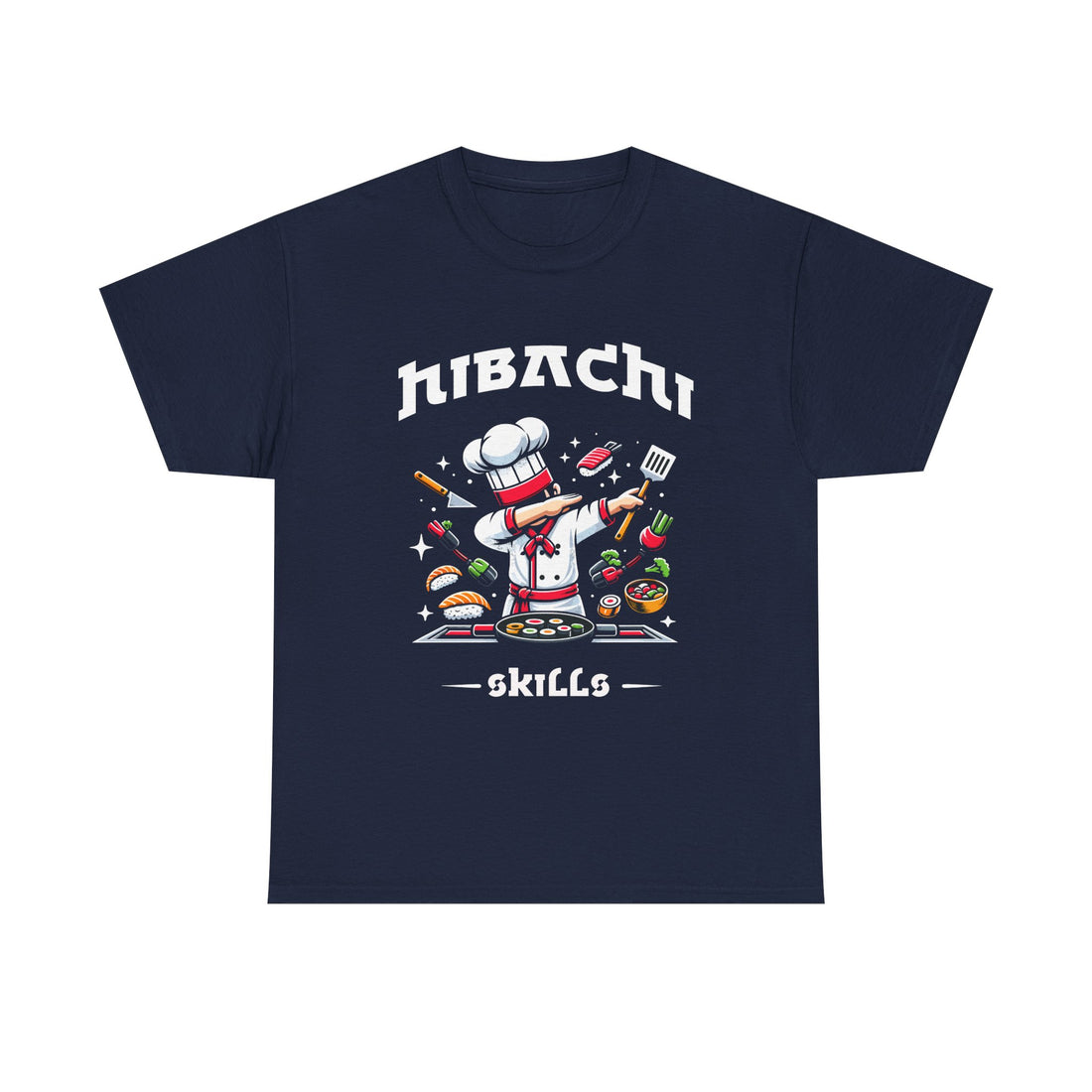 Hibachi Chef Costume T-Shirt – Perfect Gift for Connoisseurs of Japanese Food