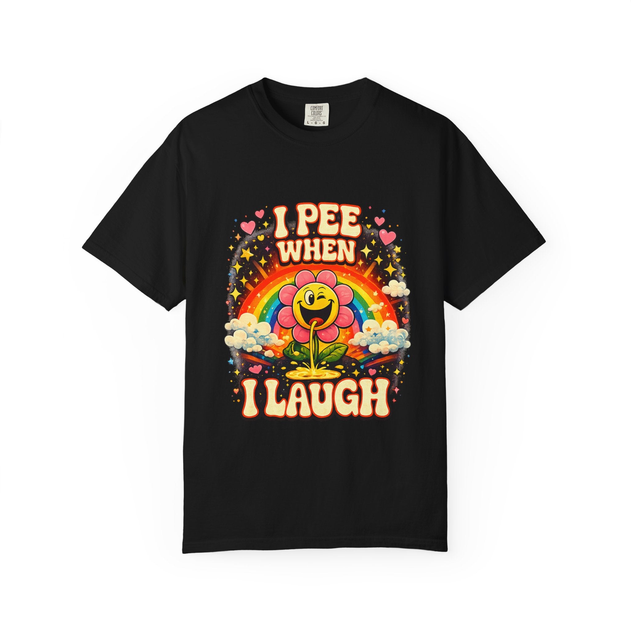 I Pee When I Laugh Funny Meme T-Shirt