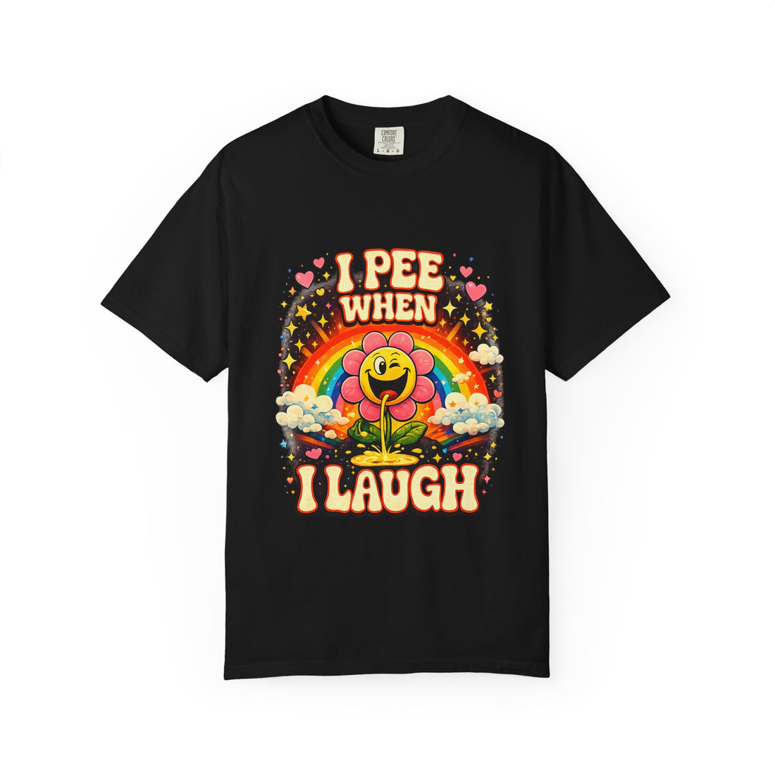 I Pee When I Laugh Funny Meme T-Shirt
