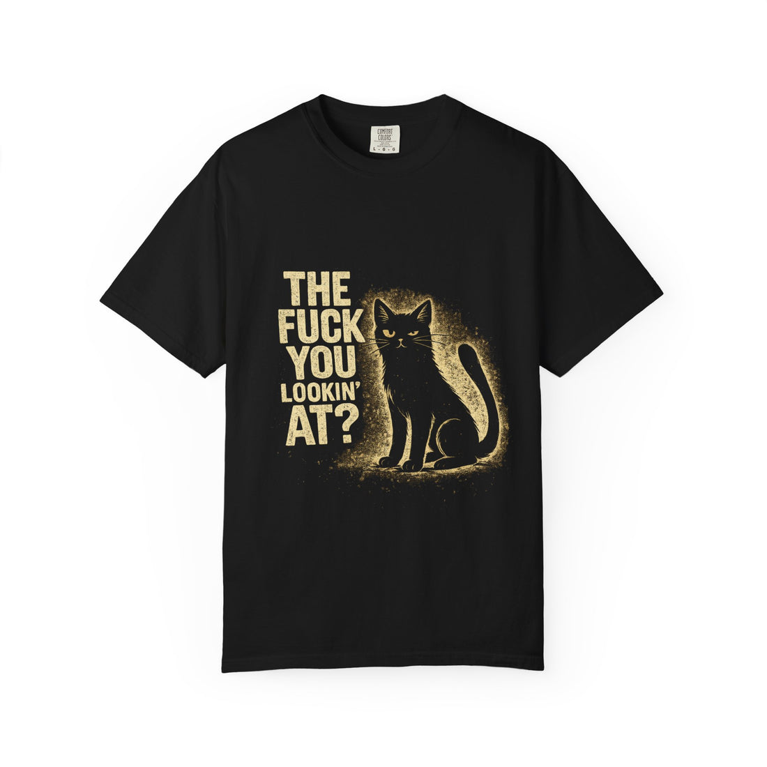 The Fuck You Lookin At Funny Cat T-Shirt