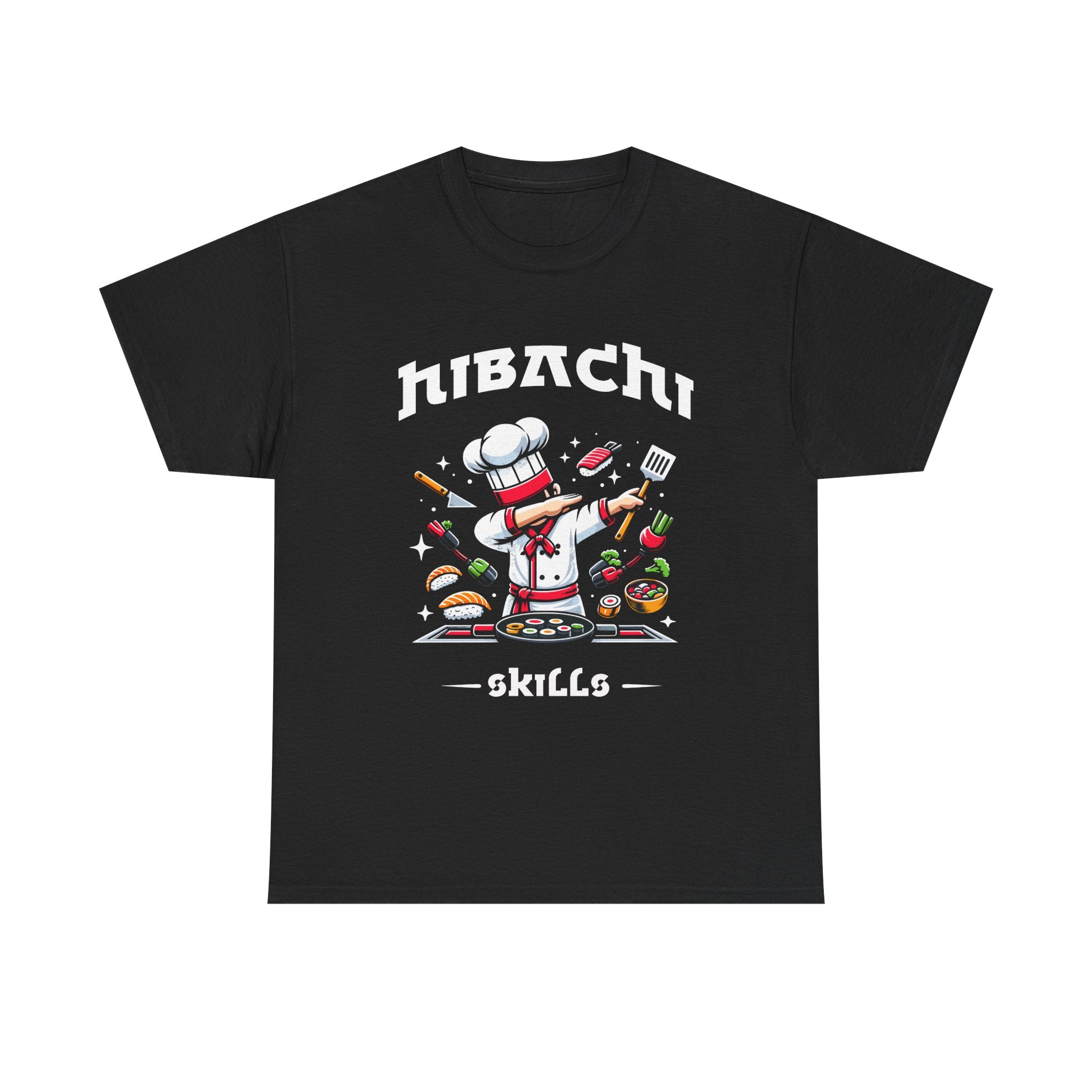 Hibachi Chef Costume T-Shirt – Perfect Gift for Connoisseurs of Japanese Food