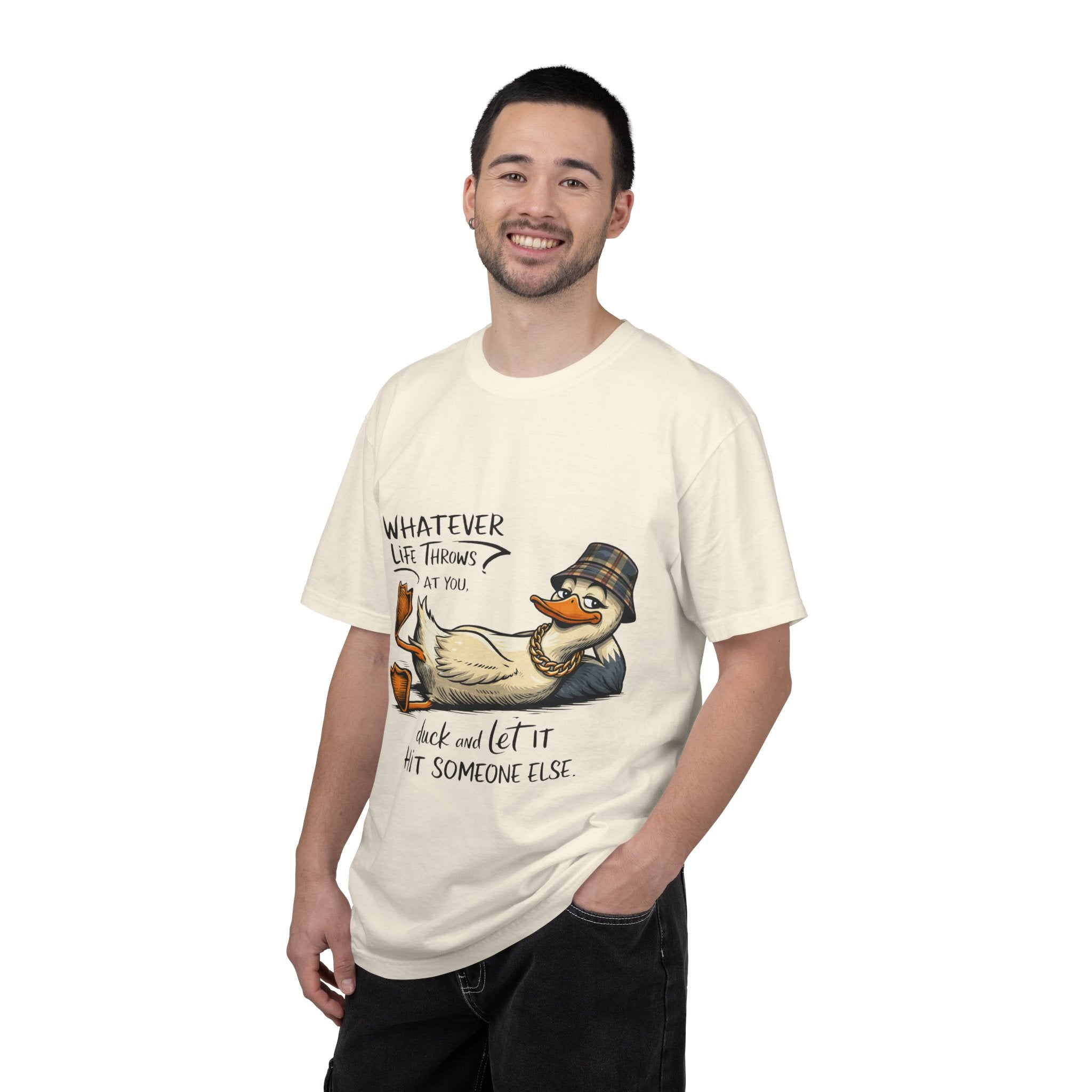 Whatever Life Throws At You Funny Duck T-Shirt