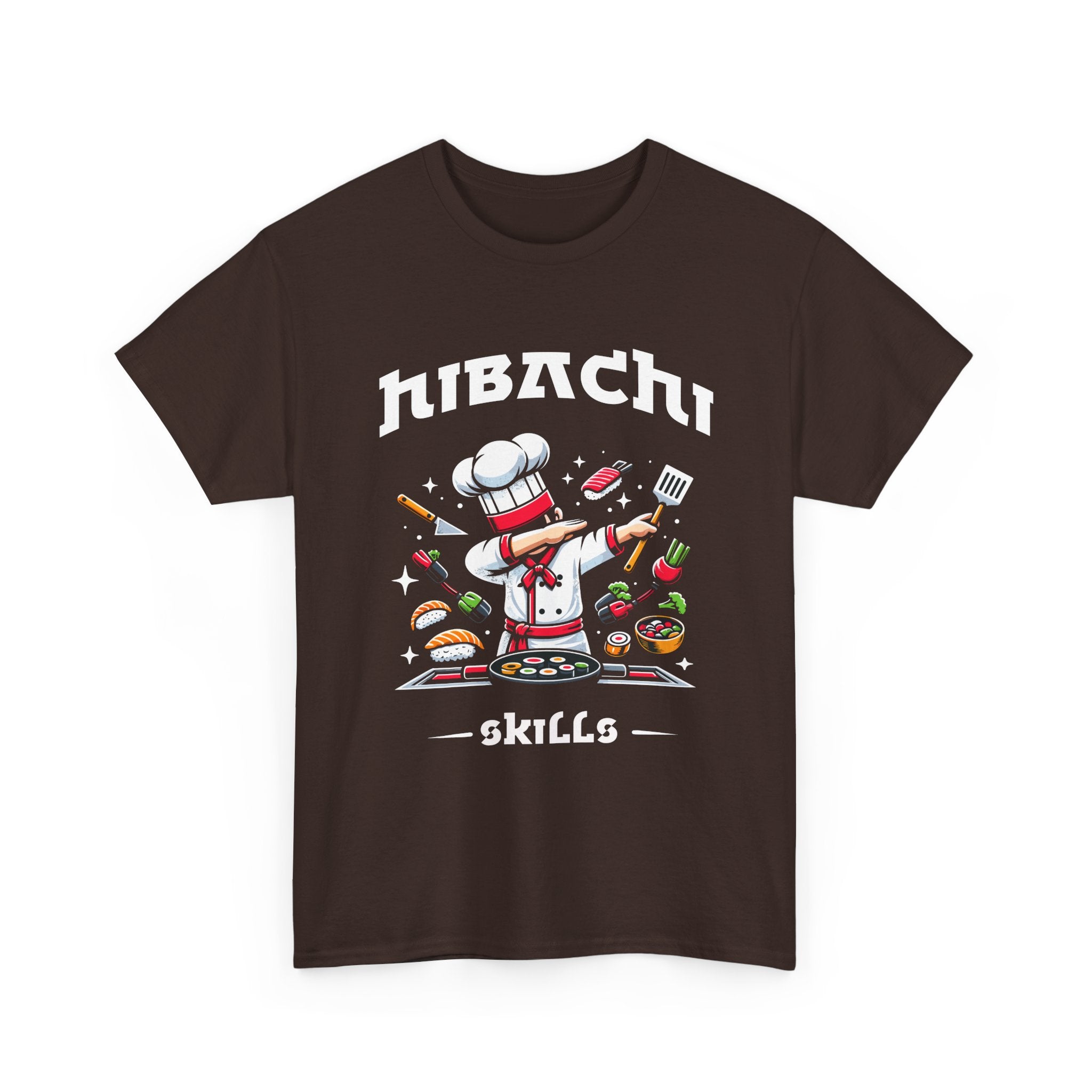Hibachi Chef Costume T-Shirt – Perfect Gift for Connoisseurs of Japanese Food