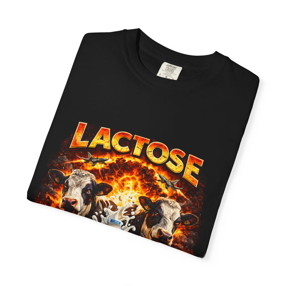 Lactose Tolerant Funny T-Shirt – Trendy Cow Humor Graphic Tee