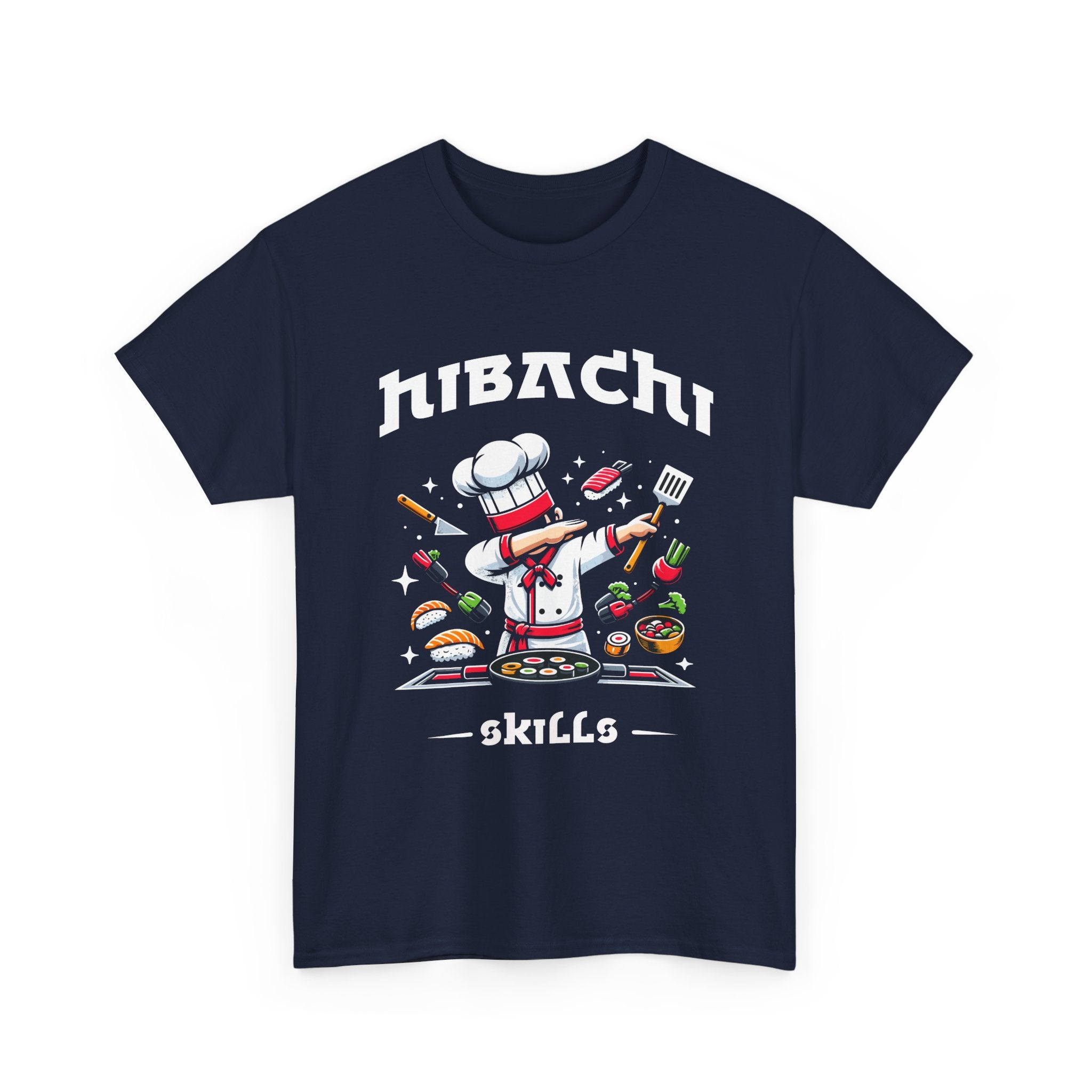 Hibachi Chef Costume T-Shirt – Perfect Gift for Connoisseurs of Japanese Food