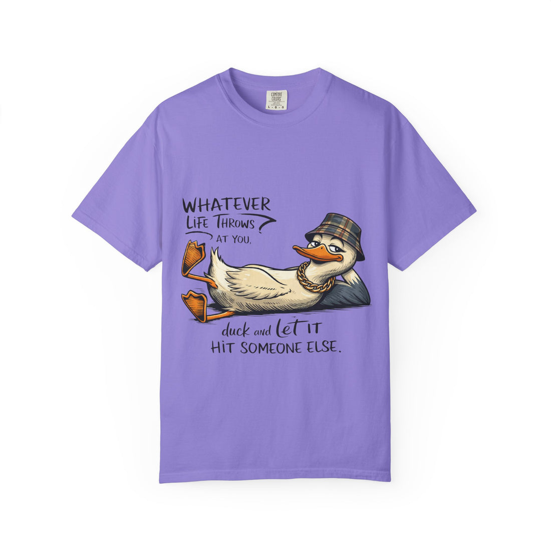 Whatever Life Throws At You Funny Duck T-Shirt