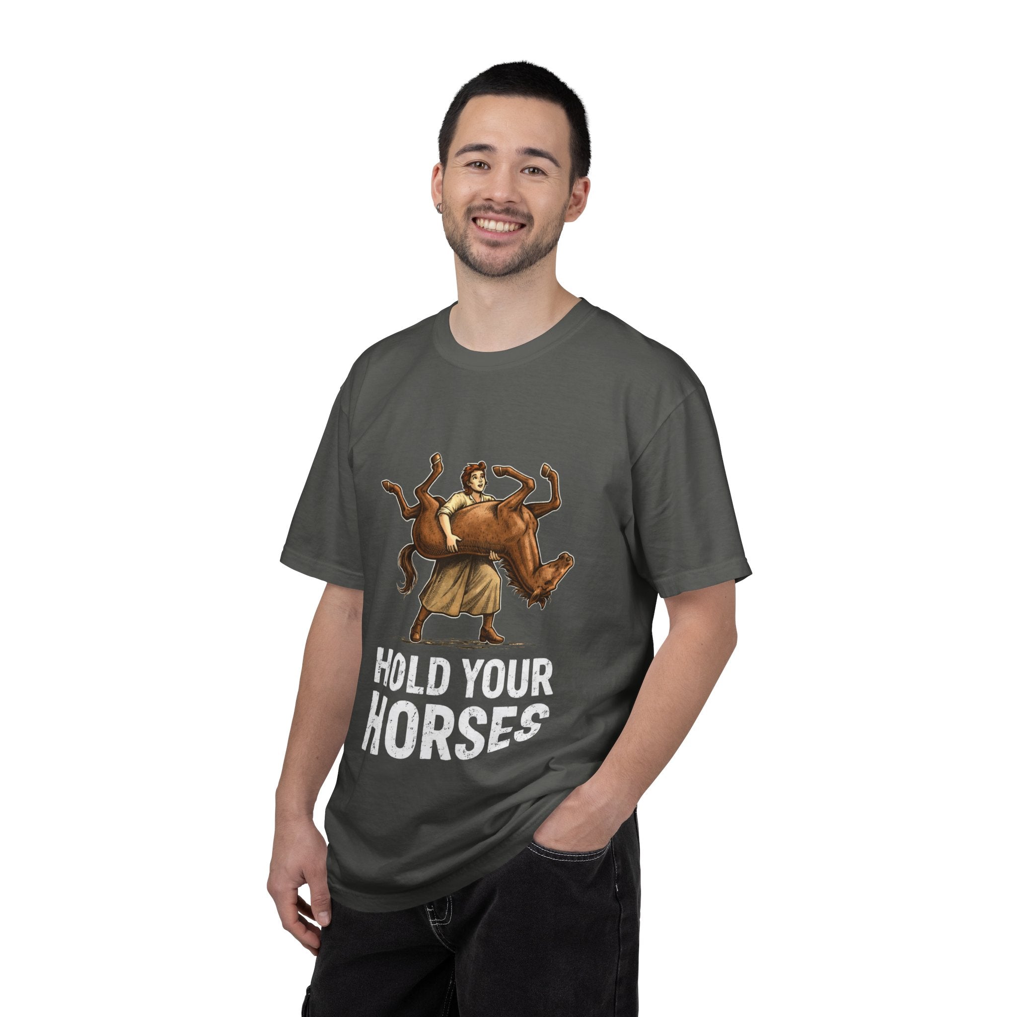 Hold Your Horses Funny Meme T-Shirt