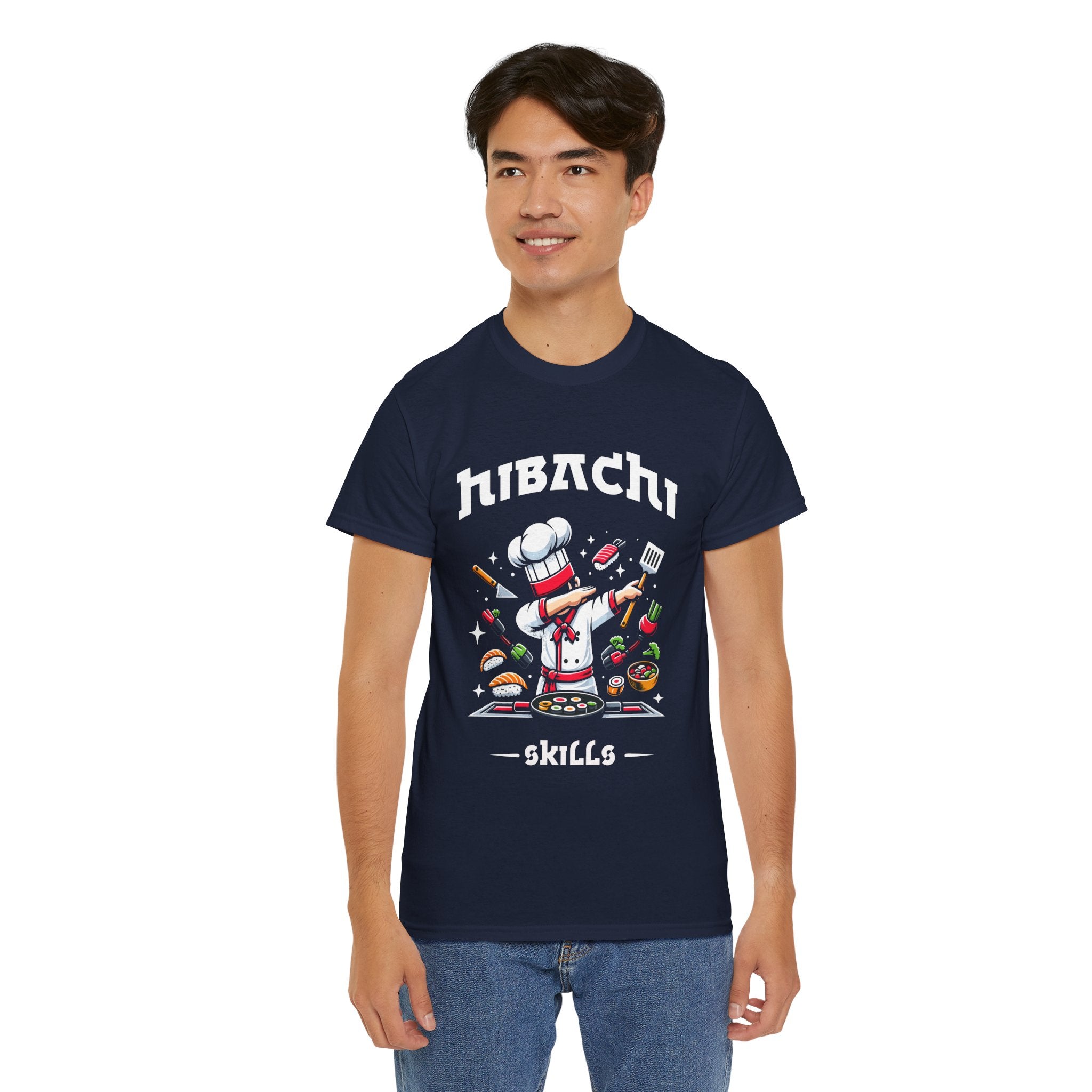 Hibachi Chef Costume T-Shirt – Perfect Gift for Connoisseurs of Japanese Food